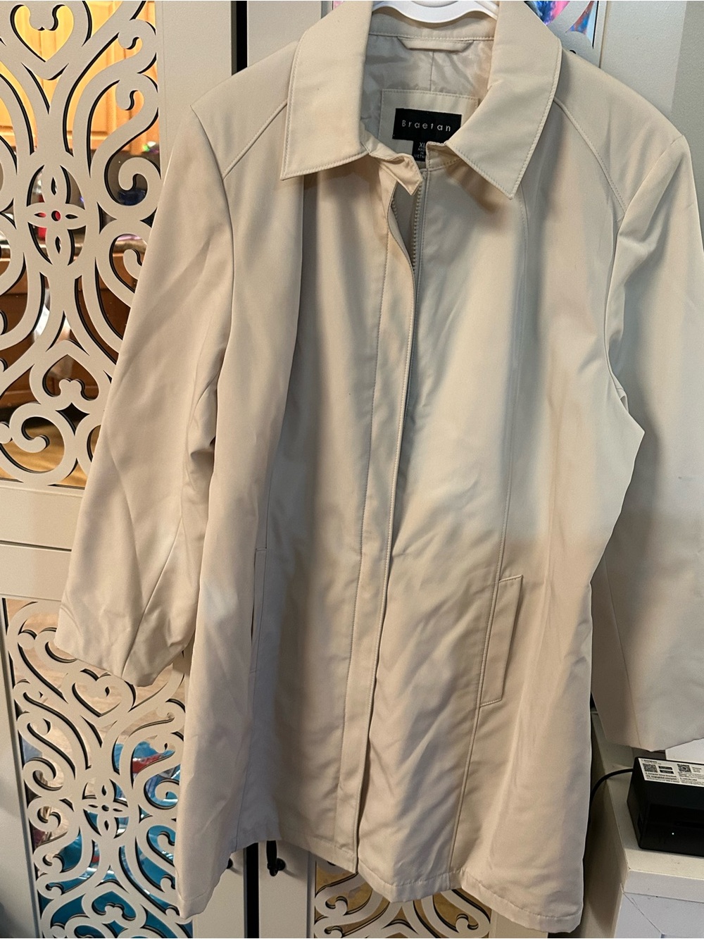 Braetan Light Beige Trench Coat